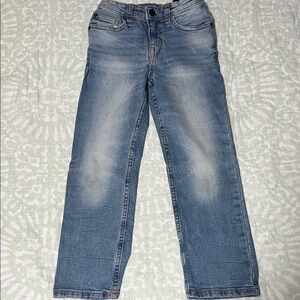 Cat & Jack Boy’s Straight Washed Blue Jeans